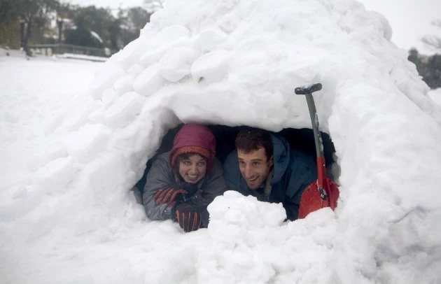 Snow Storms Continue In Israel